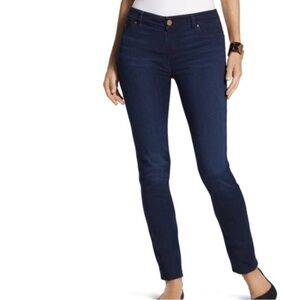 Chico’s The Platinum Dark Blue High Rise Jegging Jeans Pant - Sz 0.5 (Small/6)